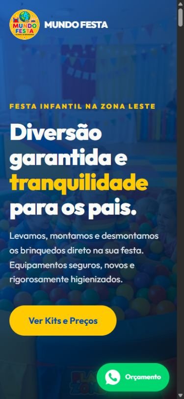 Versão mobile: Mundo Festa